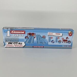 Carrera FIRST One Fits All Expansion Pack Slot Racing Track Set New Box Damage
